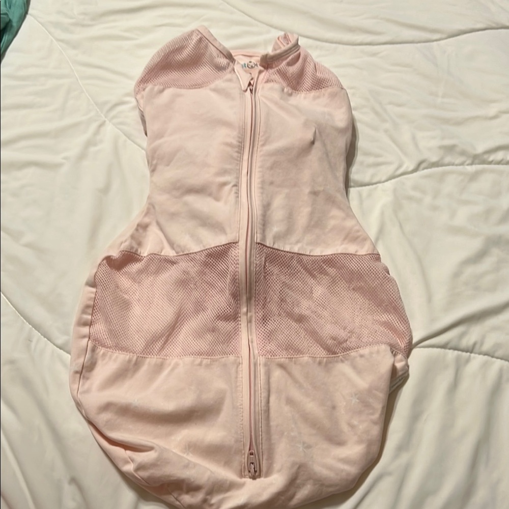 Happiest Baby Sleepea Pink Zip Front Swaddle